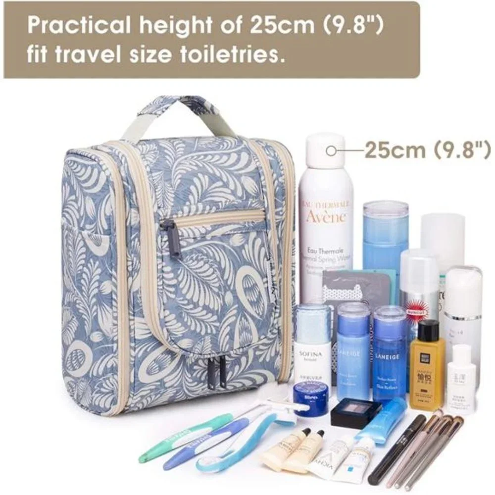 Hanging Travel Toiletry Bag Cosmetic Make up Organizer for Women and Men